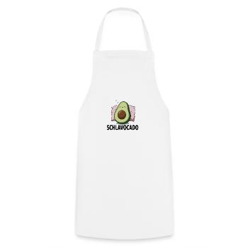 Schlavocado Avocado Offizielles Schlafshirt Schlaf - Kochschürze - Weiß - Vorne - AI Model Male 185 dark (185cm)