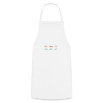 Different Road Bike Types Sport Bicycle Road Bike - Cooking Apron - white - Front - AI Model Male 185 dark (185cm)
