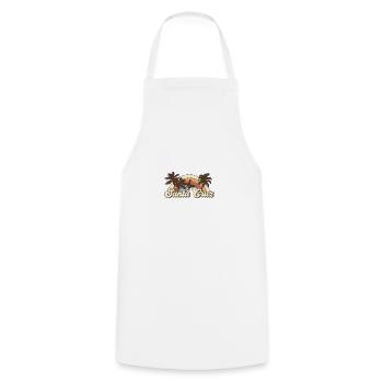 Santa Cruz Californie vintage rétro - Tablier de cuisine - blanc - Devant - AI Model Male 185 dark (185cm)