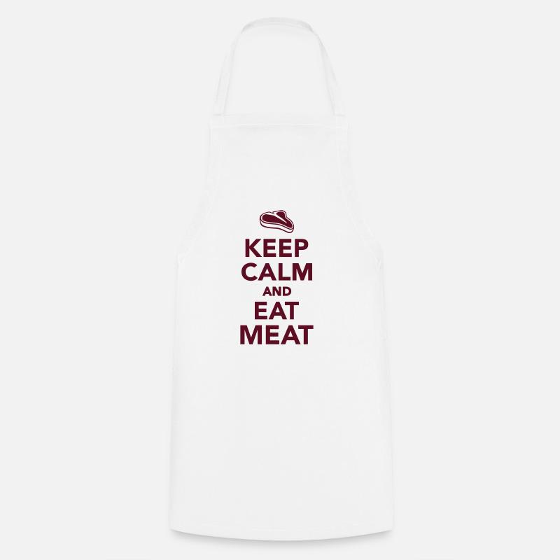 Fleisch - Kochschürze - Weiß