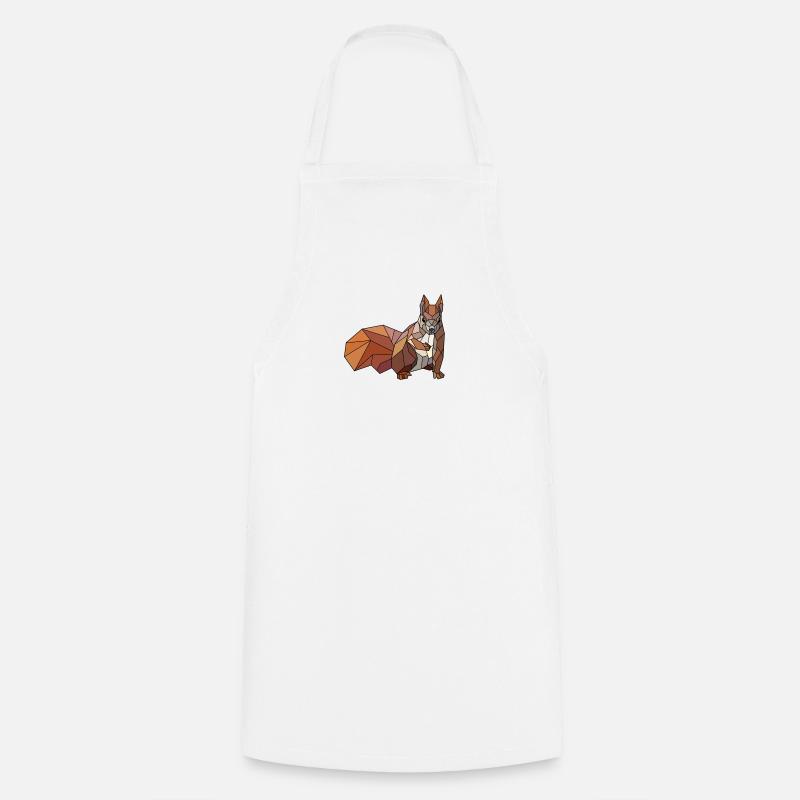 Écureuil blanc - Tablier de cuisine - blanc