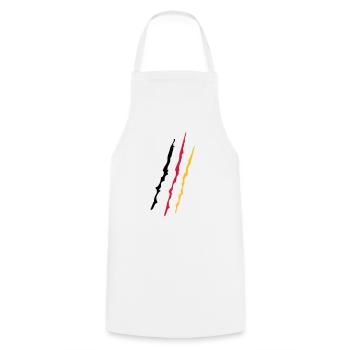 Germany - Tablier de cuisine - blanc - Devant - AI Model Male 185 dark (185cm)