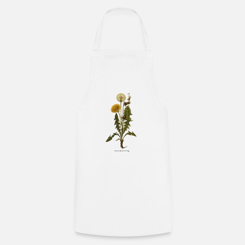 Tarassaco - Grembiule da cucina - bianco