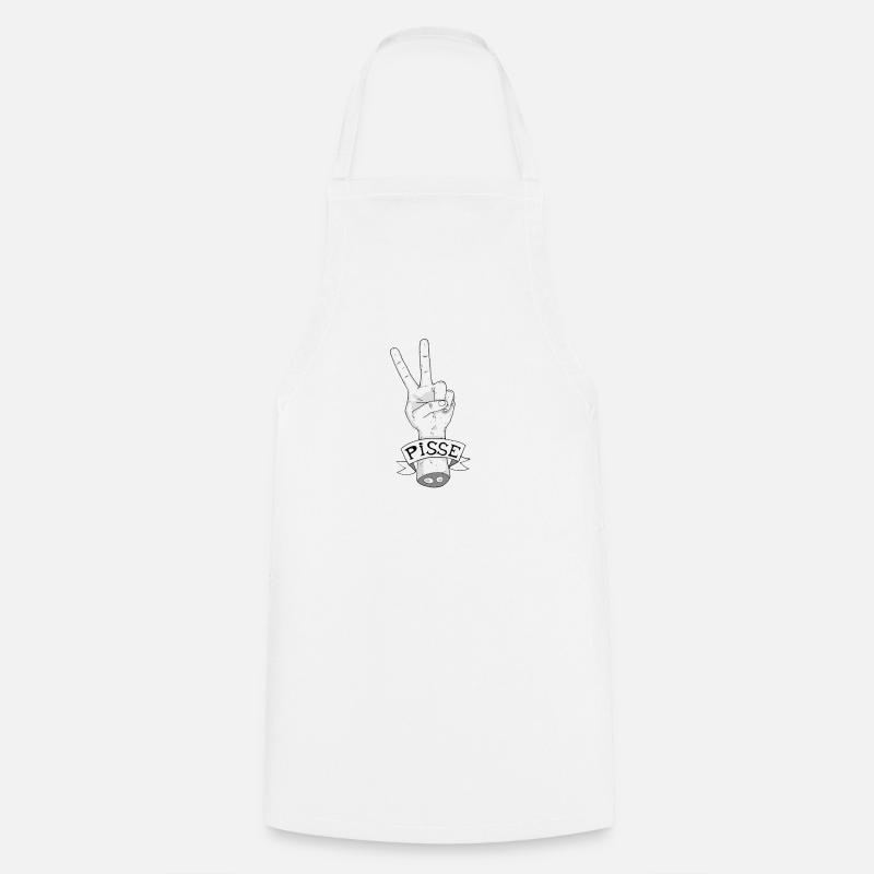 Approximative Translation # 5 - Cooking Apron - white