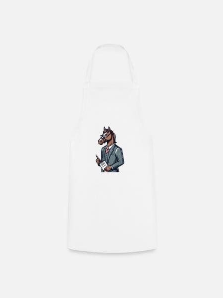 Cute Horse Teacher - Kochschürze - Weiß