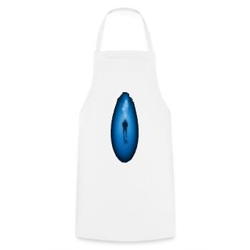 Deep Sea Diver Underwater Adventure Ocean - Cooking Apron - white - Front - AI Model Male 185 dark (185cm)