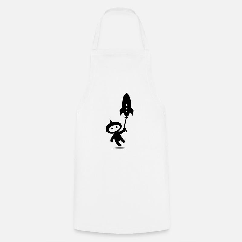 Cosmonaut - Cooking Apron - white