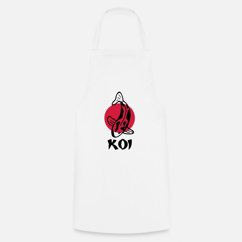 Koi - Kochschürze - Weiß