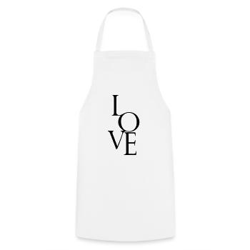 promise - Cooking Apron - white - Front - AI Model Male 185 dark (185cm)