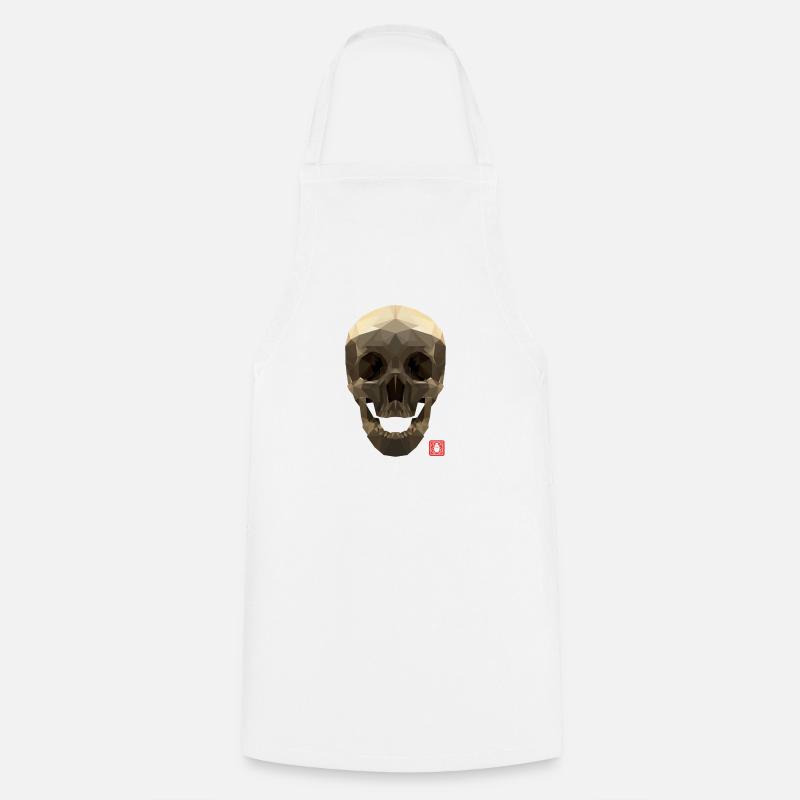Geometric crane - Cooking Apron - white