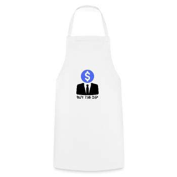Acheterthedip1 - Tablier de cuisine - blanc - Devant - AI Model Male 185 dark (185cm)