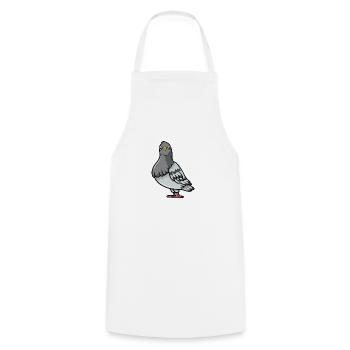 Dove - Cooking Apron - white - Front - AI Model Male 185 dark (185cm)
