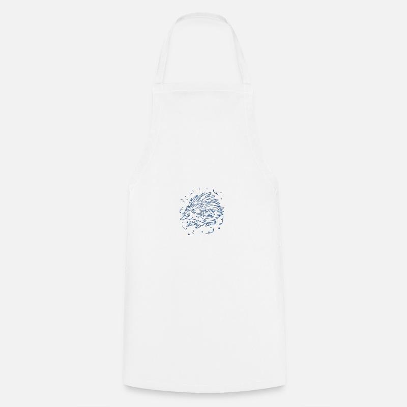 Hérisson - Tablier de cuisine - blanc