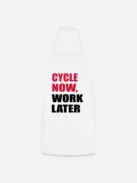 cycling - Cooking Apron - white