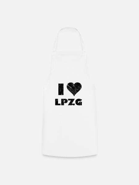 Leipzig! I love Leipzig - Kochschürze - Weiß