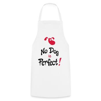humorous dog - Cooking Apron - white - Front - AI Model Male 185 dark (185cm)
