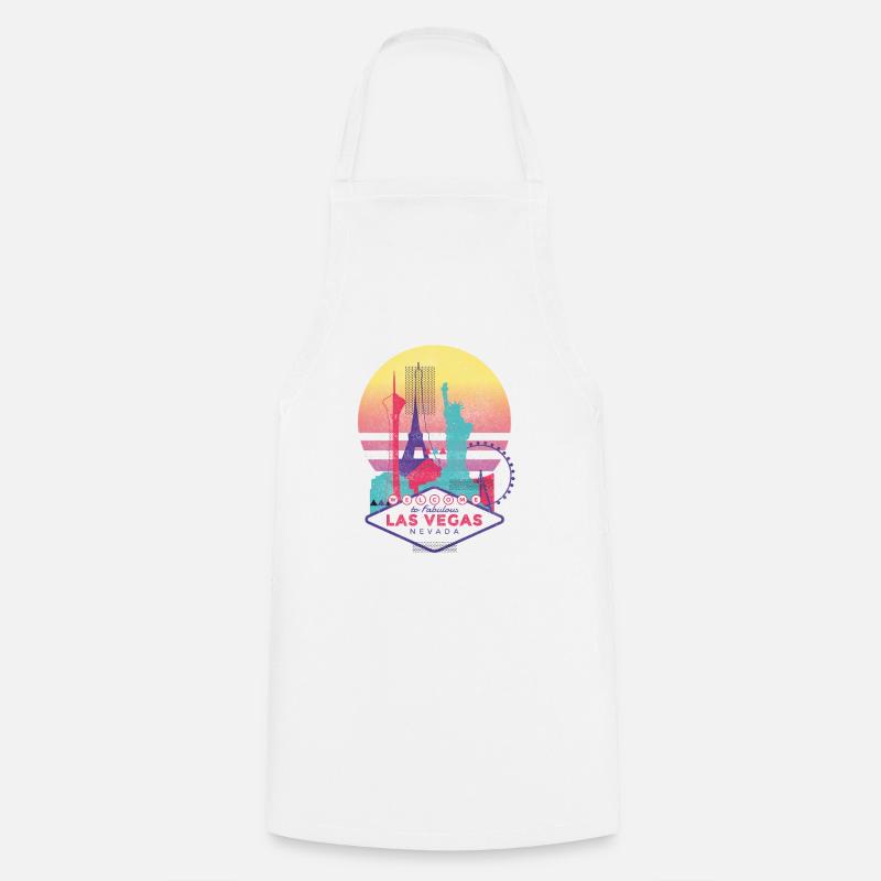 Las Vegas - Cooking Apron - white