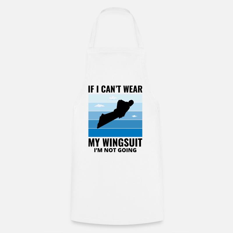 Wingsuit volant Base Jumping Parachutisme Wingsuit - Tablier de cuisine - blanc