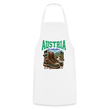 L’Autriche refroidit Wander Design - Österreich - Tablier de cuisine - blanc - Devant - AI Model Male 185 dark (185cm)