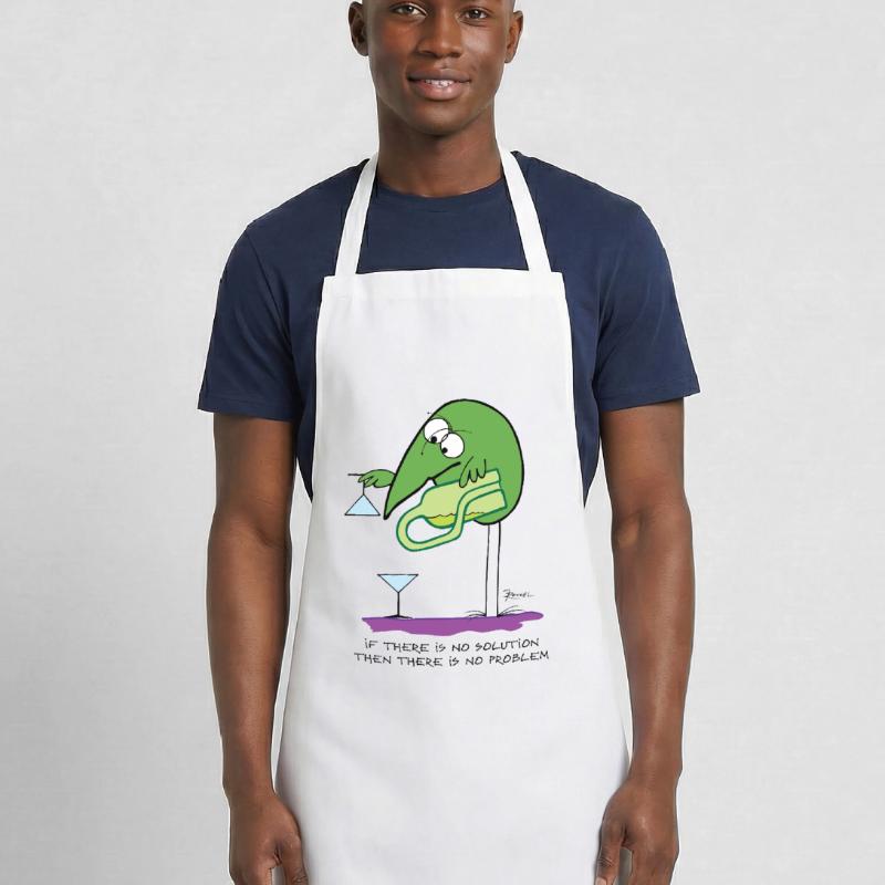 S’il n’y a pas de solution... (version anglaise) Tablier de cuisine