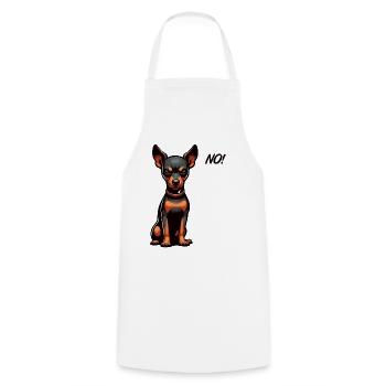 No Miniature Pinscher Pinscher Pinscher Owner - Cooking Apron - white - Front - AI Model Male 185 dark (185cm)
