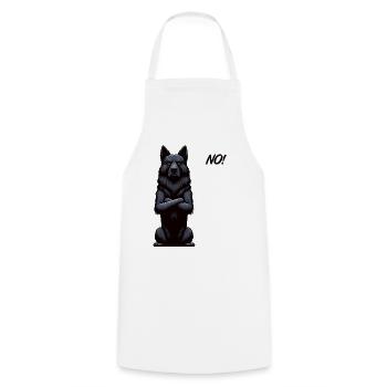 No Black Shepherd Shepherd Owner - Cooking Apron - white - Front - AI Model Male 185 dark (185cm)