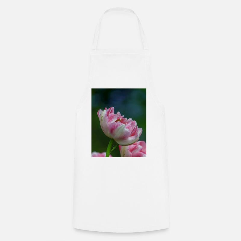 Tulipe Gros Plan - Tablier de cuisine - blanc