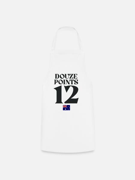 Douze Points Australie Eurovision - Tablier de cuisine - blanc