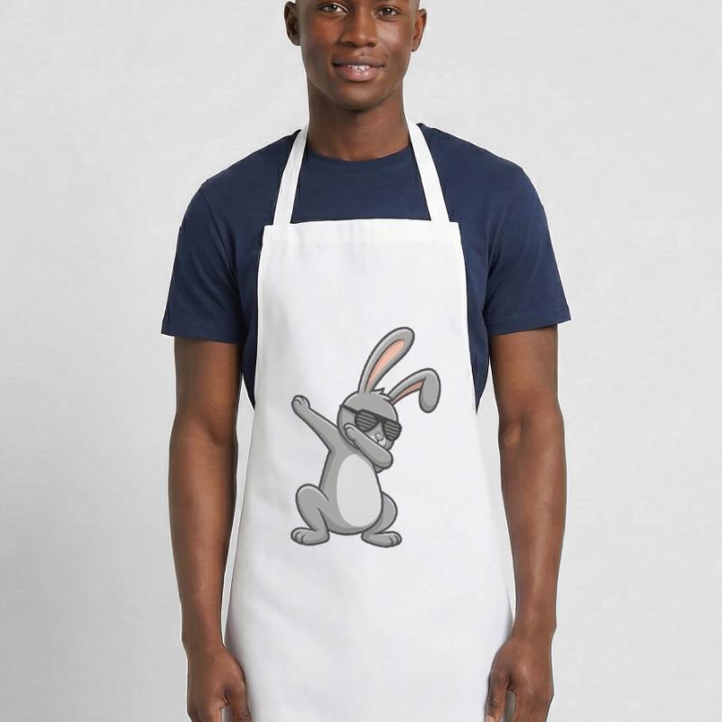 Easter Bunny Dab Easter Dabbing Bunny Cooking Apron