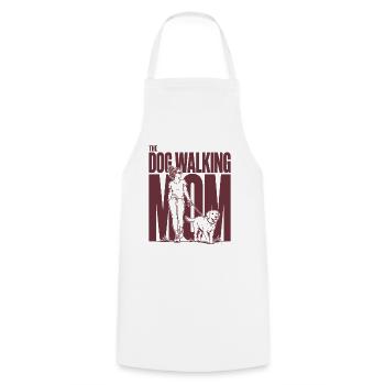 Dog Walking Mom Labrador Mama Shirt - Cooking Apron - white - Front - AI Model Male 185 dark (185cm)