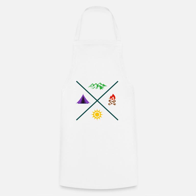 camp - Tablier de cuisine - blanc