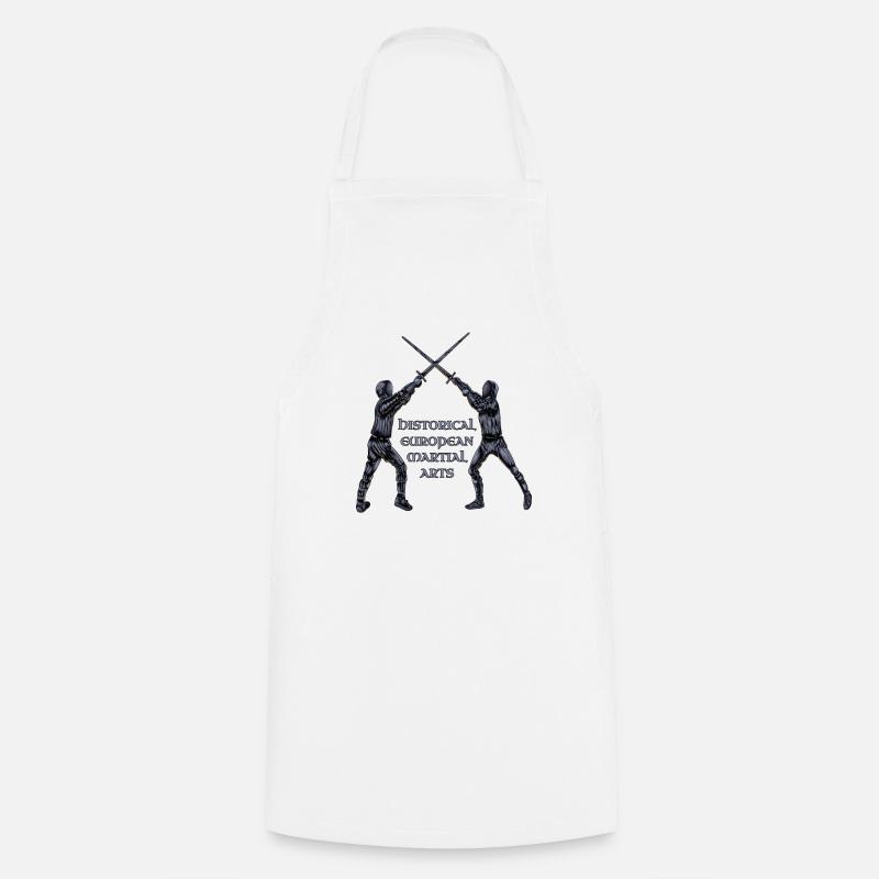 Combat à l’épée - HEMA - Tablier de cuisine - blanc