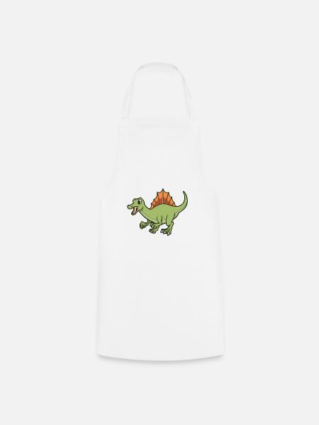 Kawaii Spinosaurus - Kochschürze - Weiß