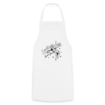 Je sortirais avec mon bâton de danse - Pole Fitness - Tablier de cuisine - blanc - Devant - AI Model Male 185 dark (185cm)