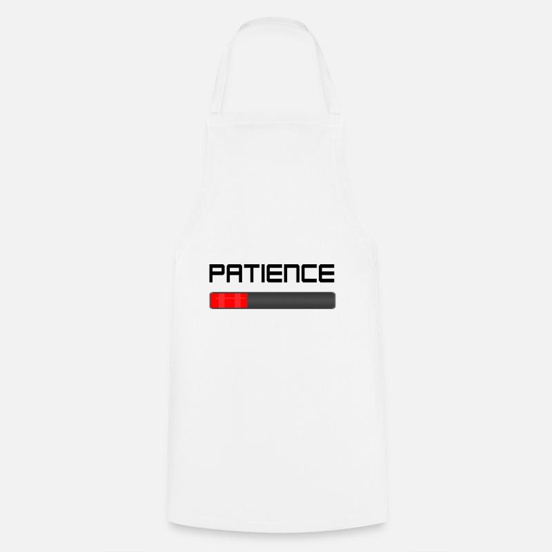 patience - Tablier de cuisine - blanc
