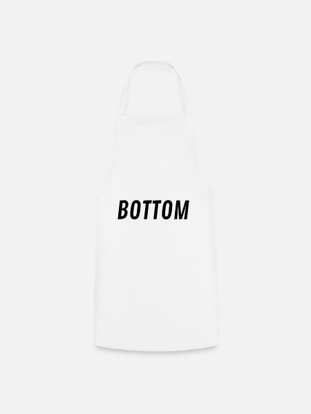 Bottom Geschenke - Kochschürze - Weiß