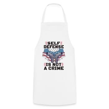 Gun Rights Gun Lover 2nd Change Gun Owners - Cooking Apron - white - Front - AI Model Male 185 dark (185cm)