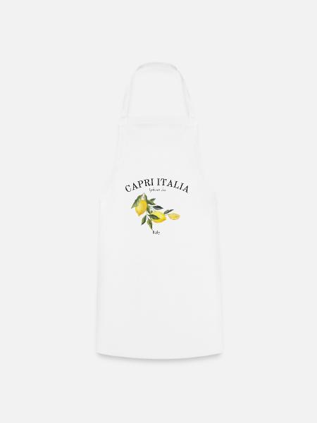 Capri - Italien - Neapel - Zitronen - Inselreise - Kochschürze - Weiß