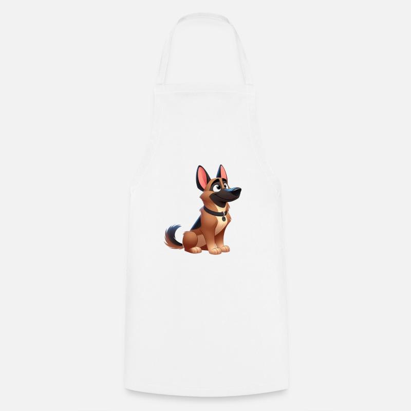 Malinois 13 - Cooking Apron - white