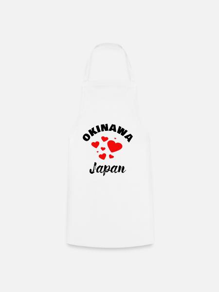 Okinawa Japan - Kochschürze - Weiß