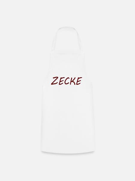 ZECKE - Kochschürze - Weiß