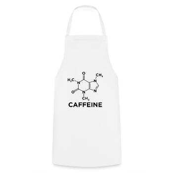 Coffee Chemistry Formula Caffeine Gift - Cooking Apron - white - Front - AI Model Male 185 dark (185cm)