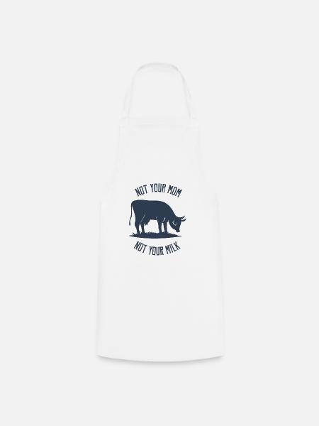 Vegan Tierschutz Spruch Geschenk - Kochschürze - Weiß