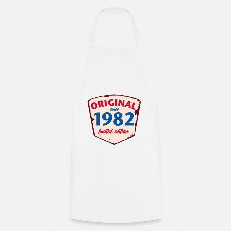1982 Blechschild - édition citronnée - Vintage - Tablier de cuisine - blanc