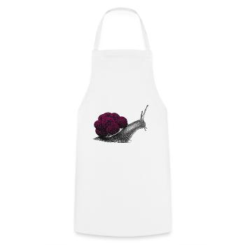 Black Forest Tussi Snail with Bollenhut - Cooking Apron - white - Front - AI Model Male 185 dark (185cm)