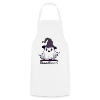 Hooobooo little ghost - Cooking Apron - white - Front - AI Model Male 185 dark (185cm)