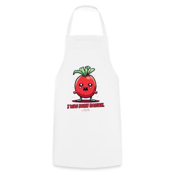 I was born a radish, that's it - Cooking Apron - white - Front - AI Model Male 185 dark (185cm)
