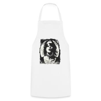 Femme, brise les chaînes - Tablier de cuisine - blanc - Devant - AI Model Male 185 dark (185cm)