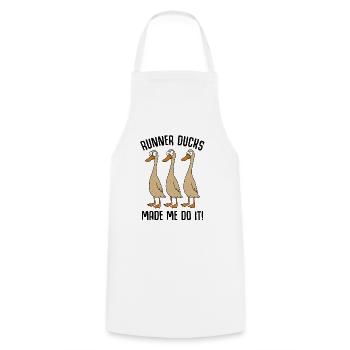 Ducks Duck Duck Mom Duck Dad Duck Breeding - Cooking Apron - white - Front - AI Model Male 185 dark (185cm)