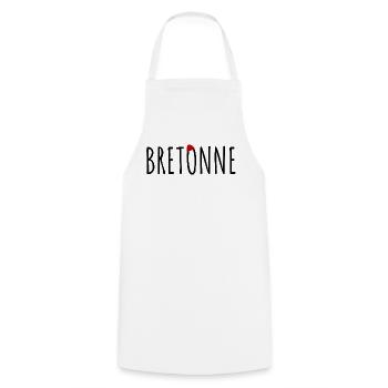 Bretonne Bonnet rouge - Tablier de cuisine - blanc - Devant - AI Model Male 185 dark (185cm)